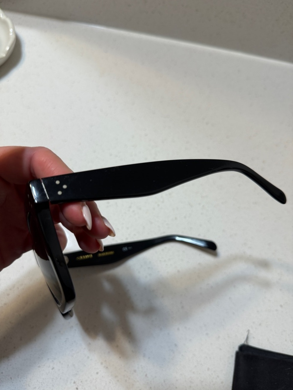 Celine Acetate Tilda Sunglasses CL 41076/S Black - Picture 4 of 8
